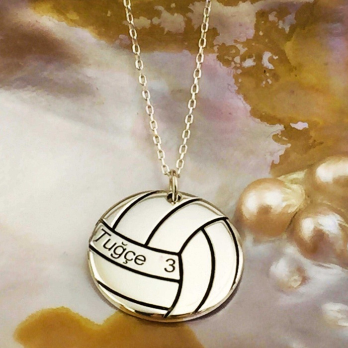 Gümüş Voleybol Topu Kolye (BG-KLY-493)