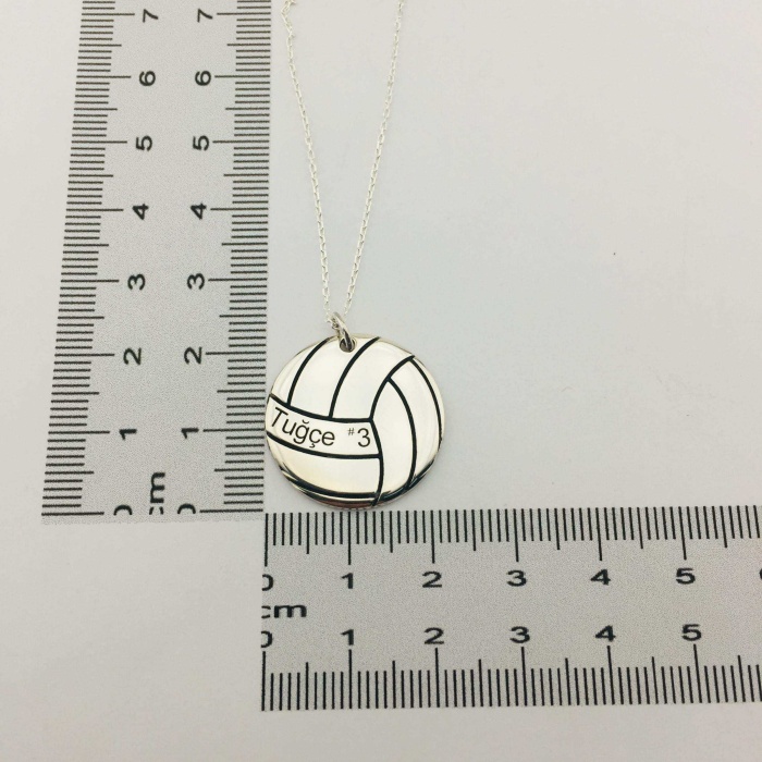 Gümüş Voleybol Topu Kolye (BG-KLY-493)