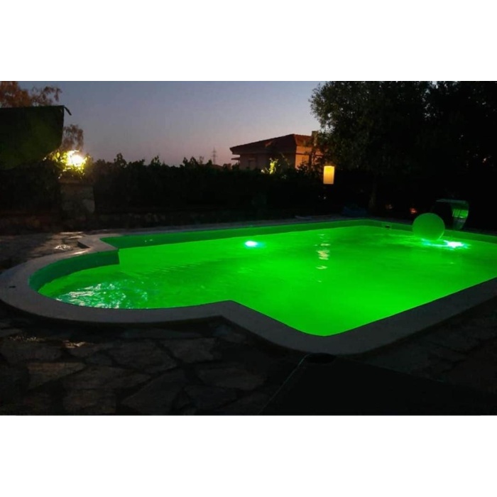 30 Watt Smd Led RGB Kendinden Dönen Sıva Üstü Havuz Lambası