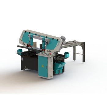 OZCO CRAFT TS300M DÖNER GÖBEK (AÇILI) YARIM OTOMATİK ŞERİT TESTERE MAKİNASI
