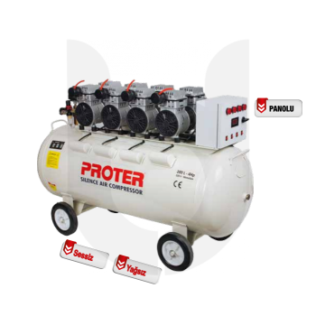 PROTER KOMPRESÖR SESSİZ & YAĞSIZ PR226S  220 LT.