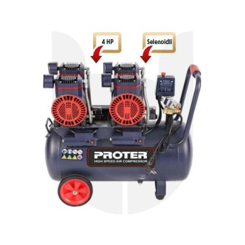 PROTER KOMPRESÖR HIZLI & YAĞSIZ PR54HZ 50 LT.