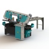 OZCO CRAFT TS300M DÖNER GÖBEK (AÇILI) YARIM OTOMATİK ŞERİT TESTERE MAKİNASI
