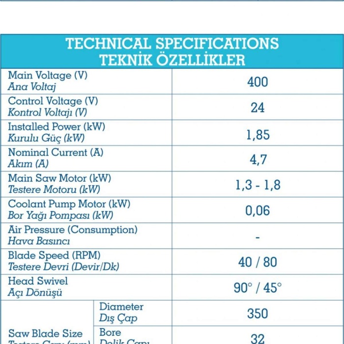 İLERİ TEKNİK V350 MANUEL ÇAPAKSIZ SULU PROFİL KESİM MAKİNASI