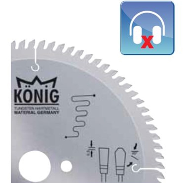 König Sessiz Elmas Daire Testere Bıçağı 200X3,0X32X64Z