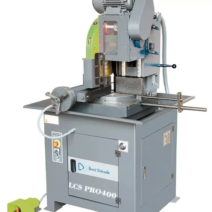 İLERİ TEKNİK LCS400PRO DİKEY LİNEER KIZAKLI YARIM OTOMATİK SULU ÇAPAKSIZ DAİRE TESTERE MAKİNASI