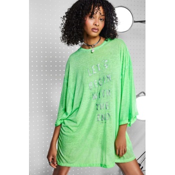 Yeşil Neon Tunik 15391