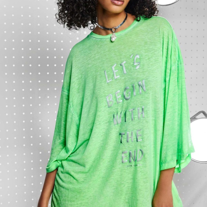 Yeşil Neon Tunik 15391