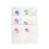 Hediyelik İşlemeli Bayan Mendili 12 Adet 28x28 cm %100 Pamuk