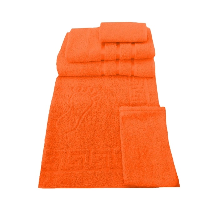 5 Parça Banyo Havlusu Seti %100 Pamuklu Hamam Duş Havlu Takımı