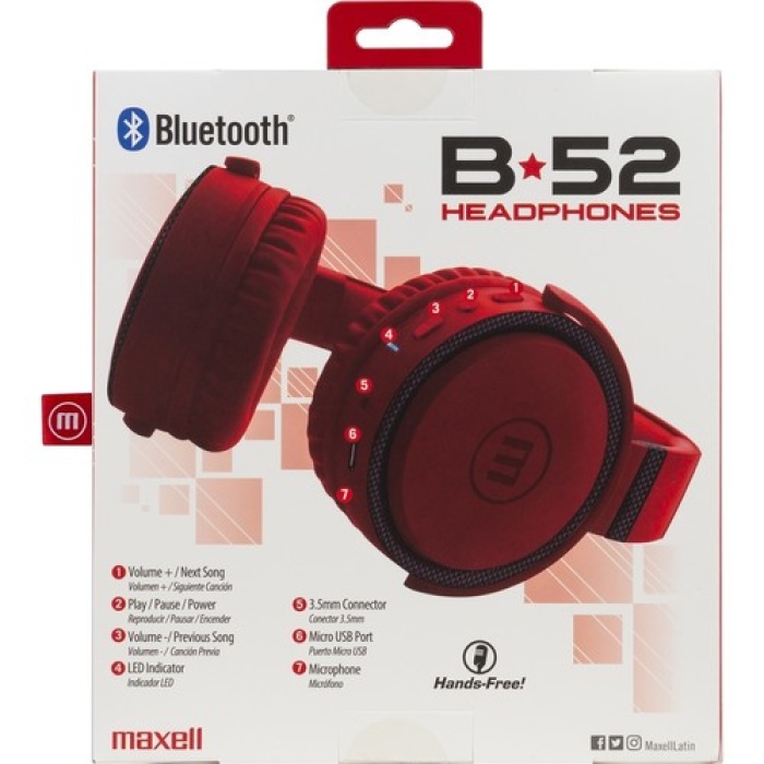 Maxell MLA HP-BTB52 Kulak Üstü Bluetooth Kulaklık