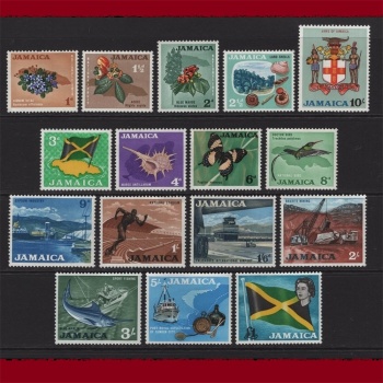 SÜREKLİ SERİ-1964 JAMAICA-DAMGASIZ MLH TAM SET (HAFİF ŞARNİYER İZLİ)