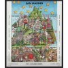 ÇİZGİ KARAKTERLER-AVRUPA ŞEHİRLERİ-1993 SAN MARINO-DAMGASIZ MNH KLEINBOGEN