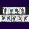 KLASİK ASKERİ ÜNİFORMALAR-1973 SAN MARINO-DAMGASIZ MNH TAM SET