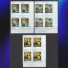 SÜRREALİST TABLOLAR-THEMATICUM KİŞİSEL PUL-2023 TÜRKİYE-DAMGASIZ MNH 4LÜ BLOK TAM SET (50 ADET BASILDI)