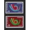 1973 AVRUPA CEPT-FRANSIZ ANDORRA-DAMGASIZ MNH TAM SET-MICHEL KD: 20 EURO