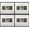 TABLOLAR-1989 PORTEKİZ-4 ADET DAMGASIZ MNH BLOK