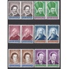 ÜNLÜLER-1990 ROMANYA-DAMGASIZ MNH PER TAM SET