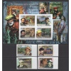 TABLOLAR-RENOIR-2011 BURUNDI-DAMGASIZ MNH BLOK + TAM SET-DANTELSİZ
