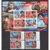 SPOR-MASA TENİSİ-2011 BURUNDI-DAMGASIZ MNH BLOK + TAM SET-DANTELSİZ