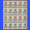 ÜNLÜLER-BAŞKAN TOMBALBAYE-1972 CHAD-5 ADET DAMGASIZ MNH BLOK TAM SET