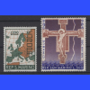 CEPT-TABLOLAR-1967 SAN MARINO-DAMGASIZ MNH TAM SET