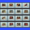 BALIKLAR-1972 UMM AL QIWAIN-16 ADET DAMGASIZ MNH MİNİ BLOK TAM TAKIM