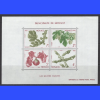 BİTKİLER-4 MEVSİM-1983 MONAKO-DAMGASIZ MNH BLOK