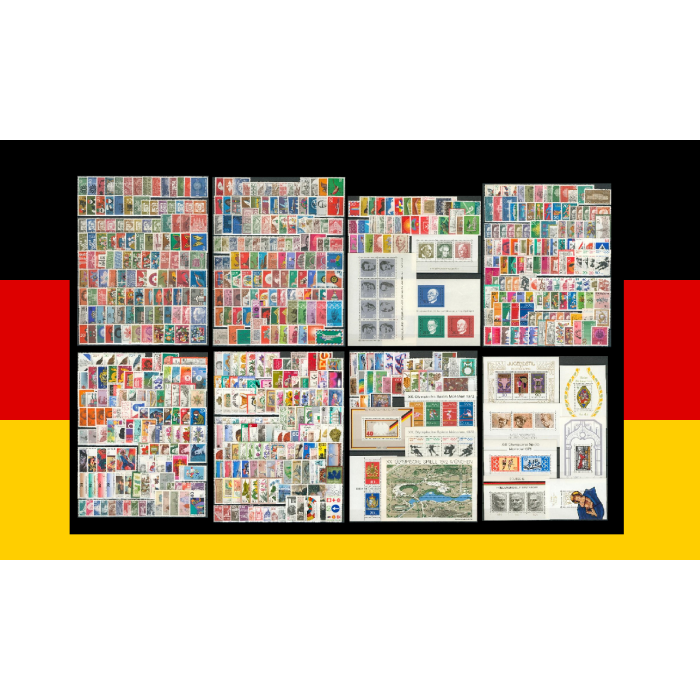 1960/ 1979 ARASI ALMANYA KOLEKSİYONU-DAMGASIZ MNH EKSİKSİZ TAM KOLEKSİYON MICHEL KATALOG DEĞERİ: 682 EURO