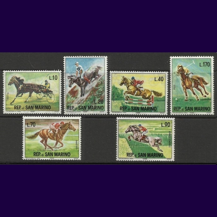 MİMARİ-KALELER-1966 SAN MARINO-DAMGASIZ MNH TAM SET