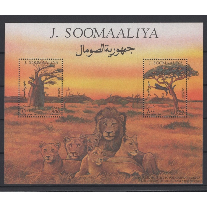 ASLANLAR-1994 SOMALYA-DAMGASIZ MNH BLOK