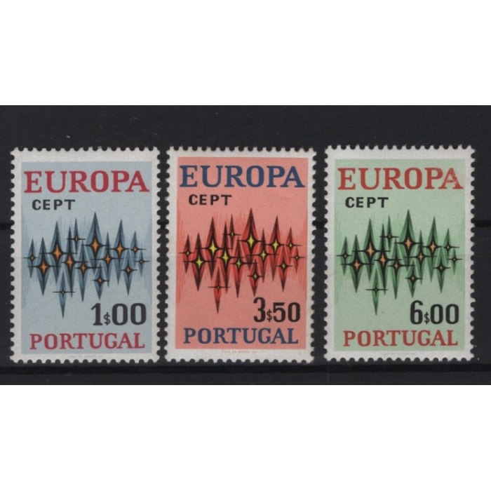 1972 AVRUPA CEPT-PORTEKİZ-DAMGASIZ MNH TAM SET-MICHEL KD: 30 EURO