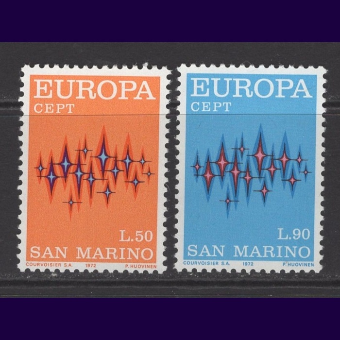 AVRUPA CEPT-1972 SAN MARINO-DAMGASIZ MNH TAM SET