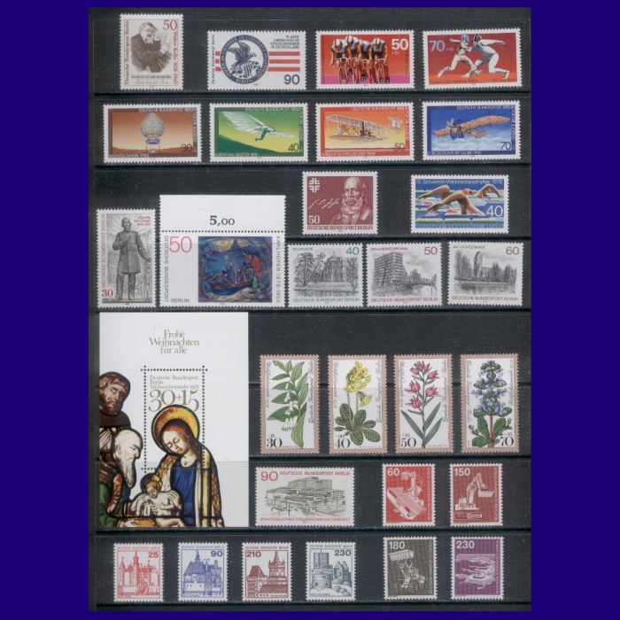 1978 BERLİN-DAMGASIZ MNH TAM YIL SETİ