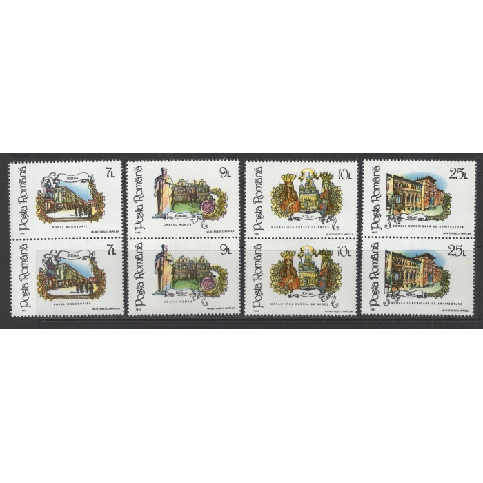 MİMARİ-1992 ROMANYA-DAMGASIZ MNH PER TAM SET