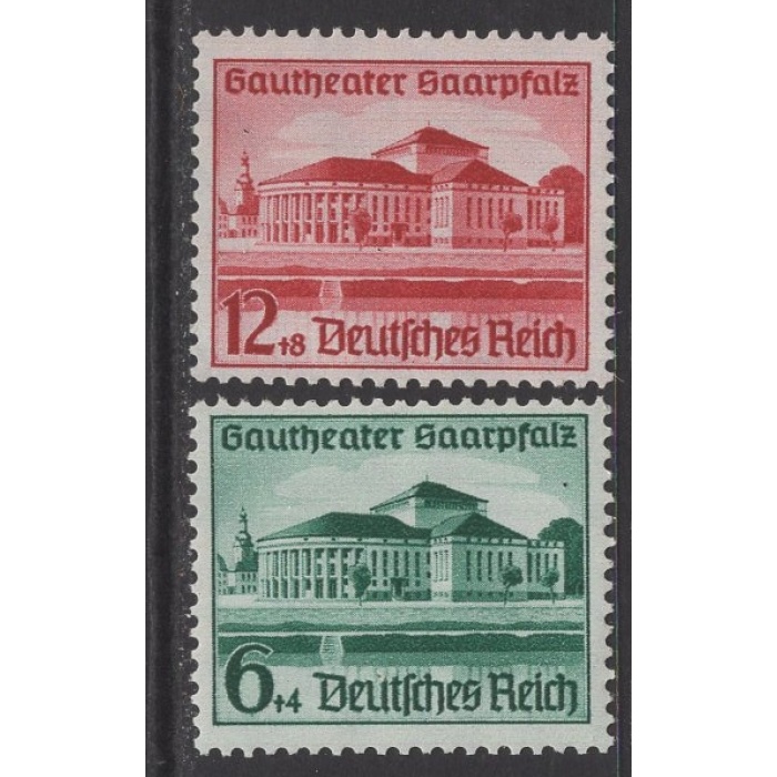 MİMARİ-1938 REICH-DAMGASIZ MNH TAM SET-MICHEL KD: 26 EURO