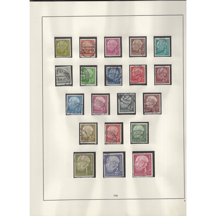 1949/ 1971 ARASI ALMANYA DAMGALI KOLEKSİYON-MICHEL KD: 2750 EURO-14 TELLİ SAFE ALBUMDE-BLOK İÇİ PULLARI DAHİL BİR ÇOK EXTRA SET MEVCUT