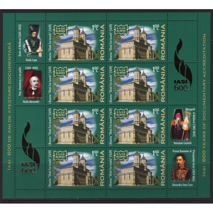 MİMARİ-2008 ROMANYA-DAMGASIZ MNH KLEINBOGEN TAM SET-MICHEL KD: 45 EURO