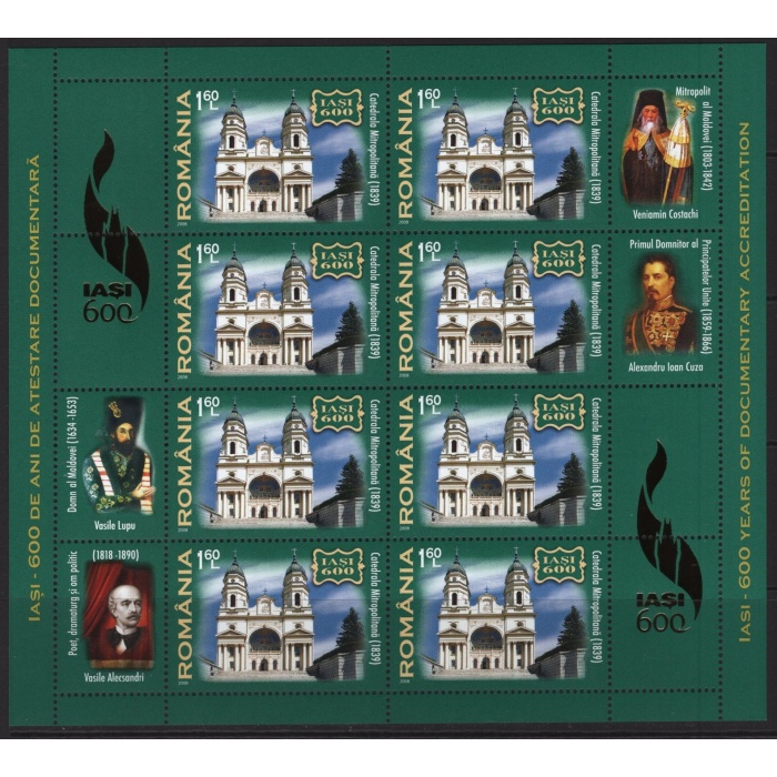 MİMARİ-2008 ROMANYA-DAMGASIZ MNH KLEINBOGEN TAM SET-MICHEL KD: 45 EURO