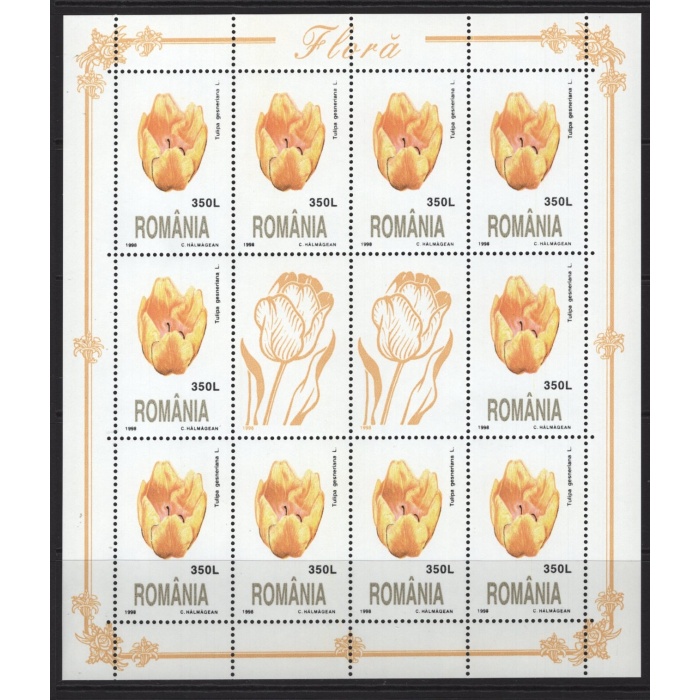 ÇİÇEKLER-2008 ROMANYA-DAMGASIZ MNH KLEINBOGEN TAM SET-MICHEL KD: 30 EURO