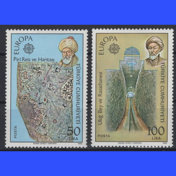 AVRUPA CEPT-1983 TÜRKİYE-DAMGASIZ MNH TAM SET-MICHEL KD: 20 EURO-İSFİLA: 500 TL
