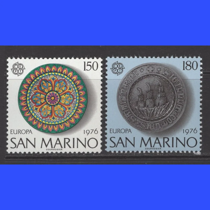 AVRUPA CEPT-1976 SAN MARINO-DAMGASIZ MNH TAM SET