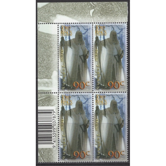 LORD OF THE RINGS-THE TWO TOWERS-2002 YENİ ZELANDA-NOMİNAL: 27.60 DOLAR