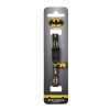 Batman Siyah Desenli Güvenlik Kilitli Ayarlanabilir Yumuşak Doku Kedi Boyun Tasması 22-30 cm