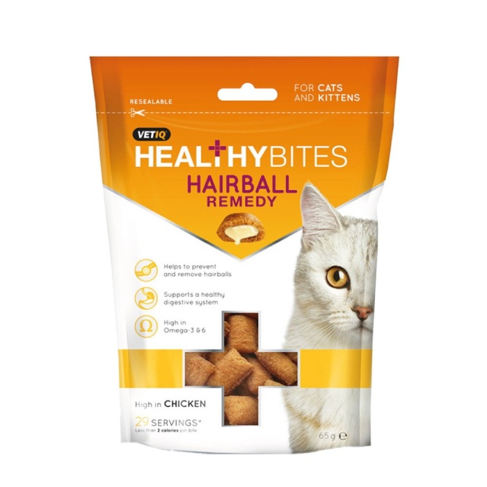 VetIQ Hairball Remedy Real Chicken Kedi Ödülü 65 Gr