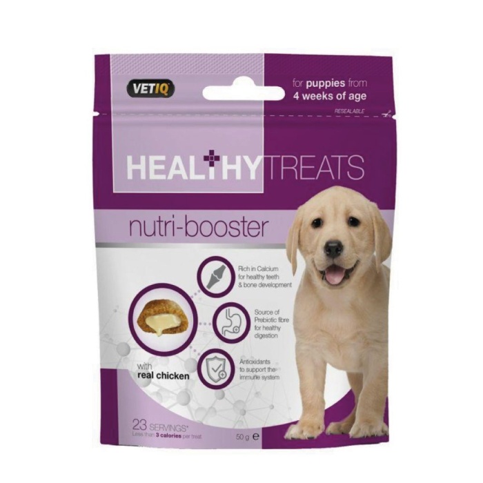 Vetiq Nutri Booster Puppies Real Chicken Yavru Köpek Ödülü 50 Gr