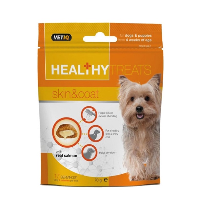 VETIQ Skin & Coat Real Salmon Köpek Ödülü 70 Gr