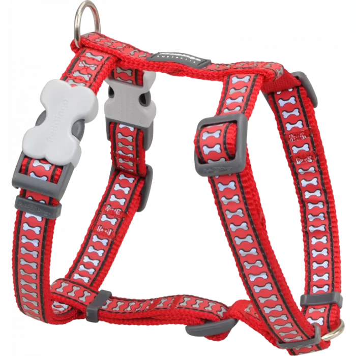 REDDİNGO REFLEKTÖRLÜ KEMİK DESENLİ  GÖĞÜS TASMASI M /20MM
