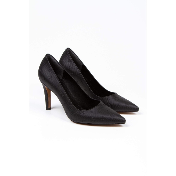 Tinbany Kadın Yüksek Topuklu Stiletto Siyah Renkli Ayakkabı
