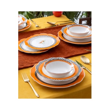 ACAR 5437 DIANA PORSELEN 24 PRÇ.YEMEK TAKIMI